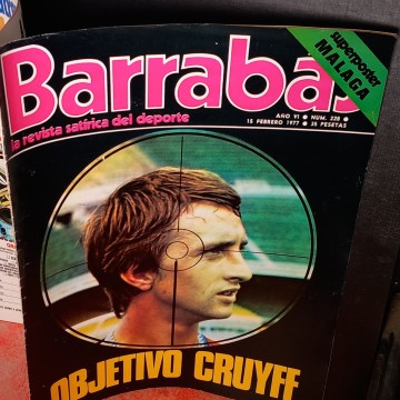 BARRABÁS 228, OBJETIVO CRUYFF - PÓSTER C.D.MÁLAGA