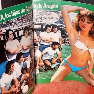 REVISTA BARRABÁS 227, PÓSTER REAL ZARAGOZA.