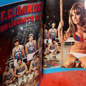 REVISTA BARRABÁS 231, PÓSTER F.C.BARCELONA BALONCESTO.