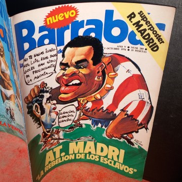 REVISTA BARRABÁS 209, PÓSTER DEL REAL MADRID.