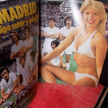 REVISTA BARRABÁS 209, PÓSTER DEL REAL MADRID.