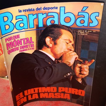 REVISTA BARRABÁS 235, póster MANUEL ORANTES.