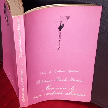 MEMORIAS DE UNA CANTANTE ALEMANA, WILHELMINE SCHROEDER DEVRIENT.