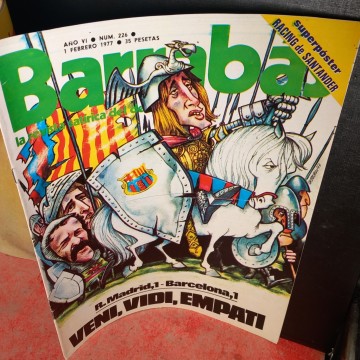 REVISTA BARRABÁS 226 PÓSTER DEL RACING DE SANTANDER.
