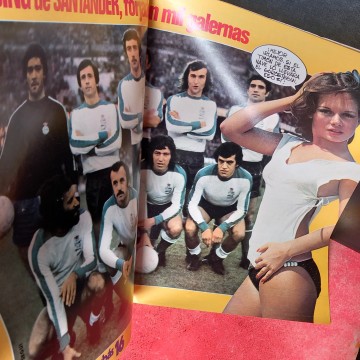 REVISTA BARRABÁS 226 PÓSTER DEL RACING DE SANTANDER.