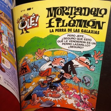 CÓMIC MORTADELO Y FILEMÓN 18, LA PERRA DE LAS GALAXIAS.