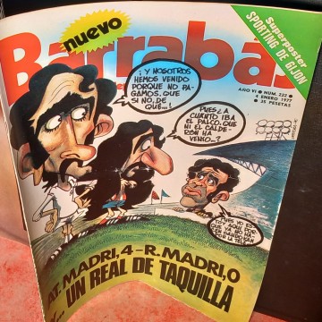 REVISTA BARRABÁS 222 PÓSTER SPORTING DE GIJÓN.