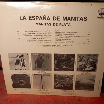 LA ESPAÑA DE MANITAS, MANITAS DE PLATA, VINILO LP