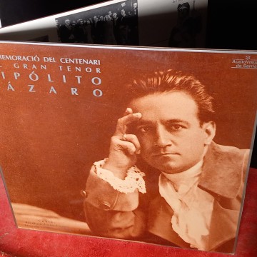 HIPÓLITO LÁZARO DOBLE LP (COMMEMORACIÓ DEL CENTENARI DEL GRAN TENOR)