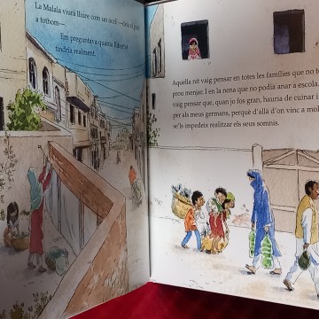 EL LLAPIS MÀGIC DE LA MALALA, MALALA YOUSAFZI I KERSCOET.