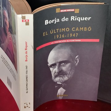 EL ÚLTIMO CAMBÓ 1936-1947, BORJA DE RIQUER.