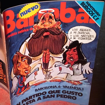 REVISTA BARRABÁS 217, PÓSTER DEL BURGOS C.F.
