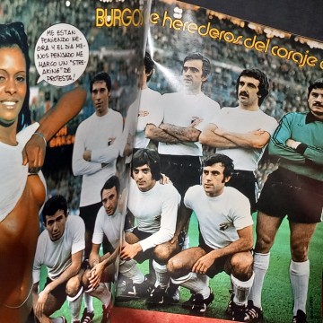 REVISTA BARRABÁS 217, PÓSTER DEL BURGOS C.F.