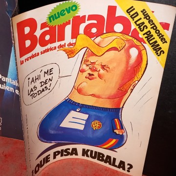 REVISTA BARRABÁS 210, PÓSTER U.D. LAS PALMAS.