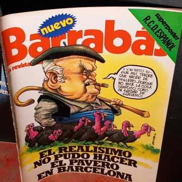 REVISTA BARRABÁS 216, PÓSTER R.C.D.ESPAÑOL.