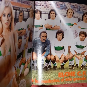 REVISTA BARRABÁS 214, PÓSTER ELCHE C.F.