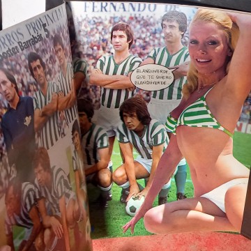 REVISTA BARRABÁS 213, PÓSTER DEL REAL BETIS.