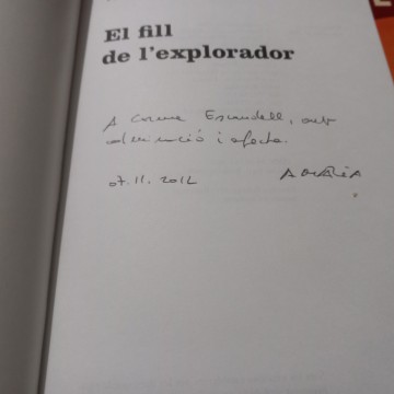 EL FILL DE L'EXPLORADOR, AMÀLIA DATZIRA (FIRMAT).