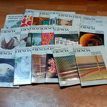 LOTE 20 REVISTAS INVESTIGACIÓN Y CIENCIA.