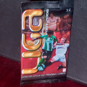 SOBRE CERRADO DE CROMOS LIGA 2007-2008.