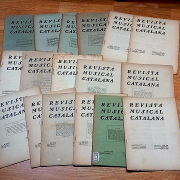 LOT 17 REVISTA MUSICAL CATALANA DE L'ORFEÓ CATALÀ.