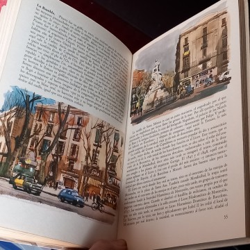 BARCELONA, CAMILO JOSÉ CELA Y FEDERICO LLOVERAS.