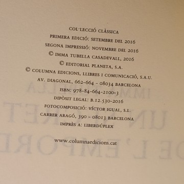 UN SECRET DE L'EMPORDÀ, IMMA TUBELLA.