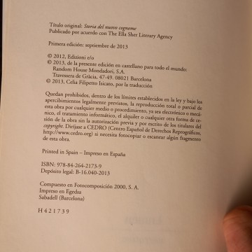 UN MAL NOMBRE, ELENA FERRANTE.