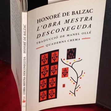 L'OBRA MESTRA DESCONEGUDA, HONORÉ DE BALZAC.