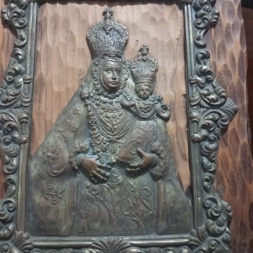 BAJORRELIEVE EN BRONCE VIRGEN DE ARACELI