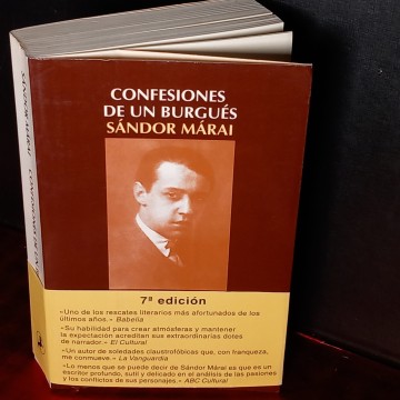 CONFESIONES DE UN BURGUÉS, SÁNDOR MÁRAI.