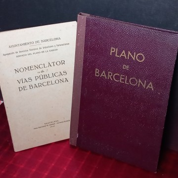 PLANO DE BARCELONA 1943