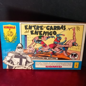 CÓMIC EL GUERRERO DEL ANTIFAZ 3, ENTRE LAS GARRAS DEL ENEMIGO.