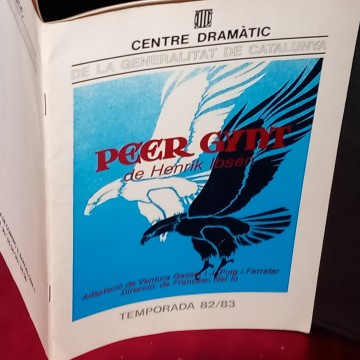 PEER GYNT PROGRAMA TEATRE (EN CATALÀ)