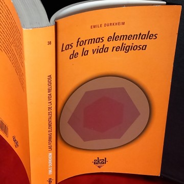 LAS FORMAS ELEMENTALES DE LA VIDA RELIGIOSA, EMILE DURKHEIM.