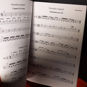 PERCUSIÓN CORPORAL, FAUSTO ROCA.