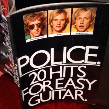 POLICE 20 HITS FOR EASY GUITAR, PARTITURA PARA GUITARRA.