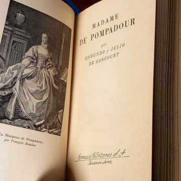 MADAME DE POMPADOUR, EDMUNDO Y JULIO DE GONCOURT.