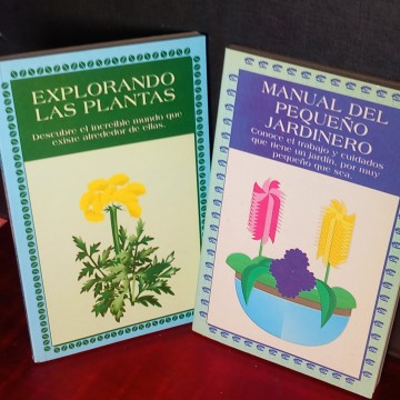 EXPLORANDO LAS PLANTAS Y MANUAL DEL PEQUEÑO JARDINERO.