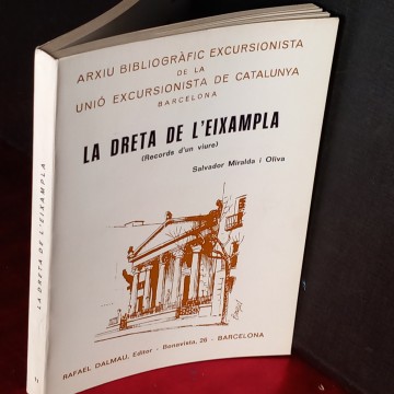 LA DRETA DE L'EIXAMPLA, RECORDS D'UN VIURE, SALVADOR MIRALDA I OLIVA.