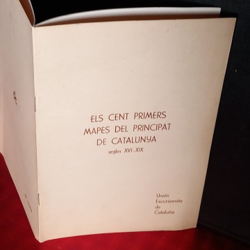 ELS CENT PRIMERS MAPES DEL PRINCIPAT DE CATALUNYA