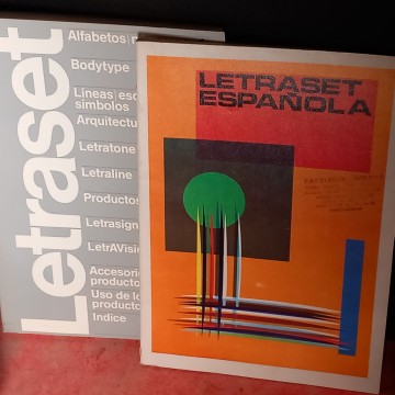 LOTE 2 CATÁLOGOS DE TIPOGRAFÍA LETRASET.