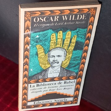 EL CRIMEN DE LORD ARTHUR SAVILE, OSCAR WILDE.