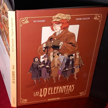 CÓMIC LAS 40 ELEFANTAS, KID TOUSSAINT Y VIRGINIE AUGUSTIN.