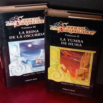 CRÓNICAS DE LA DRAGONLANCE II Y III.