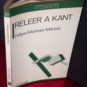 RELEER A KANT, FELIPE MARTÍNEZ MARZOA.