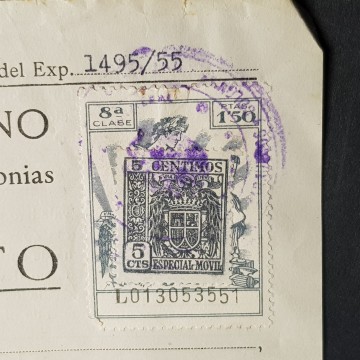 Documento salvoconducto Presidencia del Gobierno Marruecos y colonias