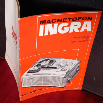 MAGNETOFON INGRA, INSTRUCCIONES DE FUNCIONAMIENTO