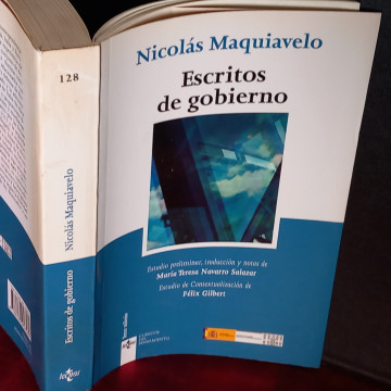 ESCRITOS DE GOBIERNO, NICOLÁS MAQUIAVELO.