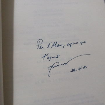 LA FORÇA DE LA GRAVETAT, FRANCESC SERÉS (FIRMAT).